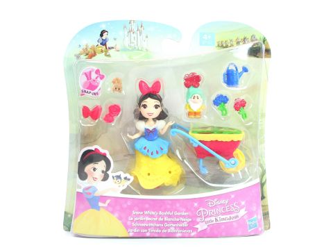DISNEY PRINCESS doll SNOW WHITE's Bashful Garden Little Kingdom playset toy NEW!