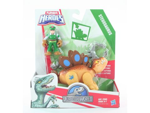 JURASSIC WORLD Playskool Tracker STEGOSAURUS dinosaur action figure toy - NEW!