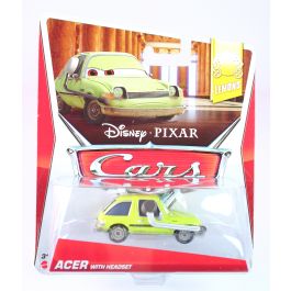 DISNEY CARS 2 Lemons ACER with headset diecast toy car 1:55 Pixar