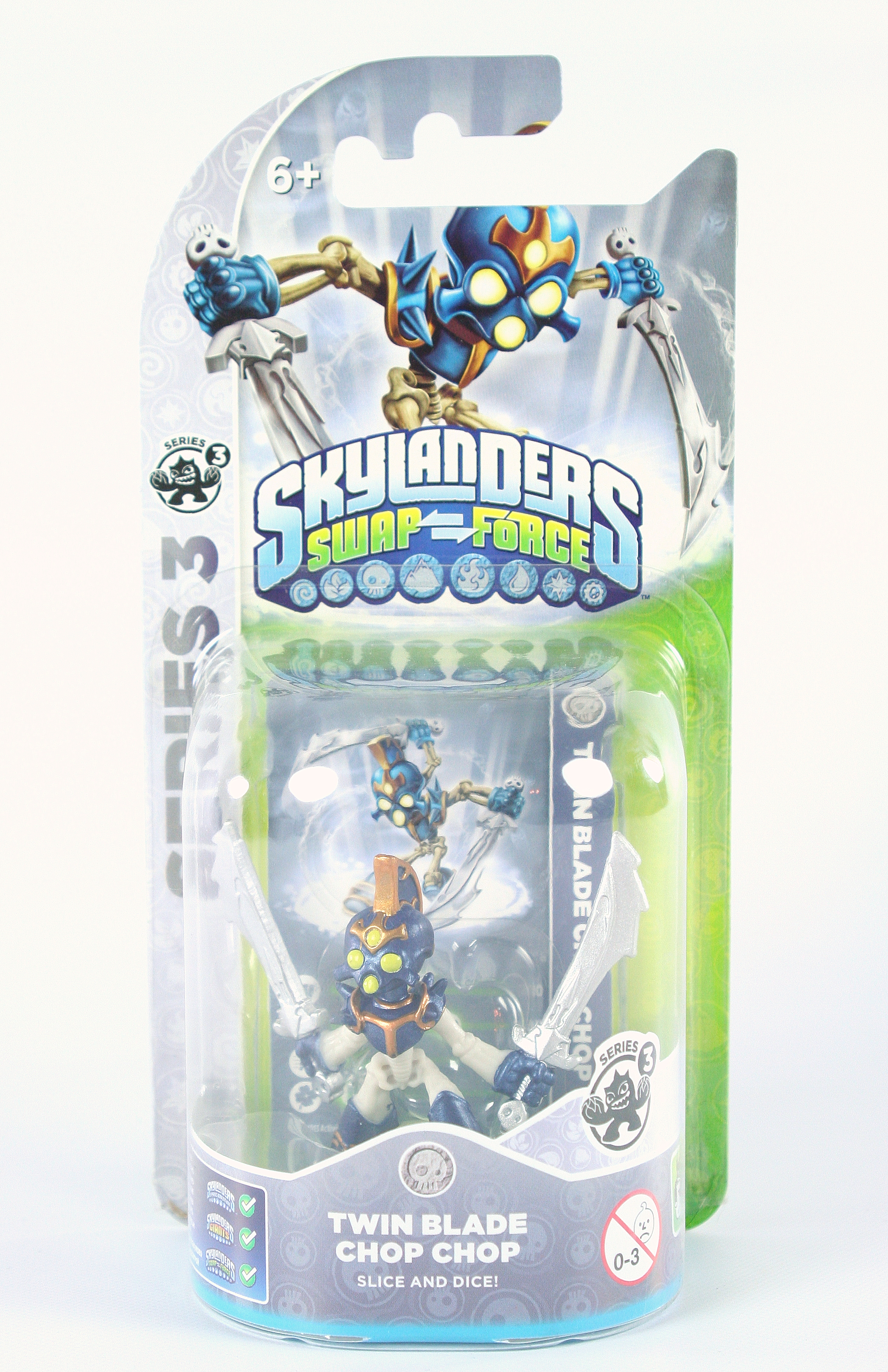 SKYLANDERS Swap Force TWIN BLADE CHOP CHOP action figure PS3 PS4 Wii XBox - NEW!